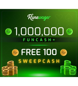 Runewager 1000000 Fun Cash + FREE 100 Sweep Cash Key GLOBAL